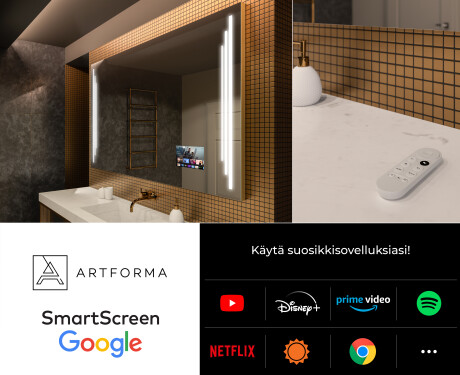 Kylpyhuoneen Peili Led-valoilla L27 #8